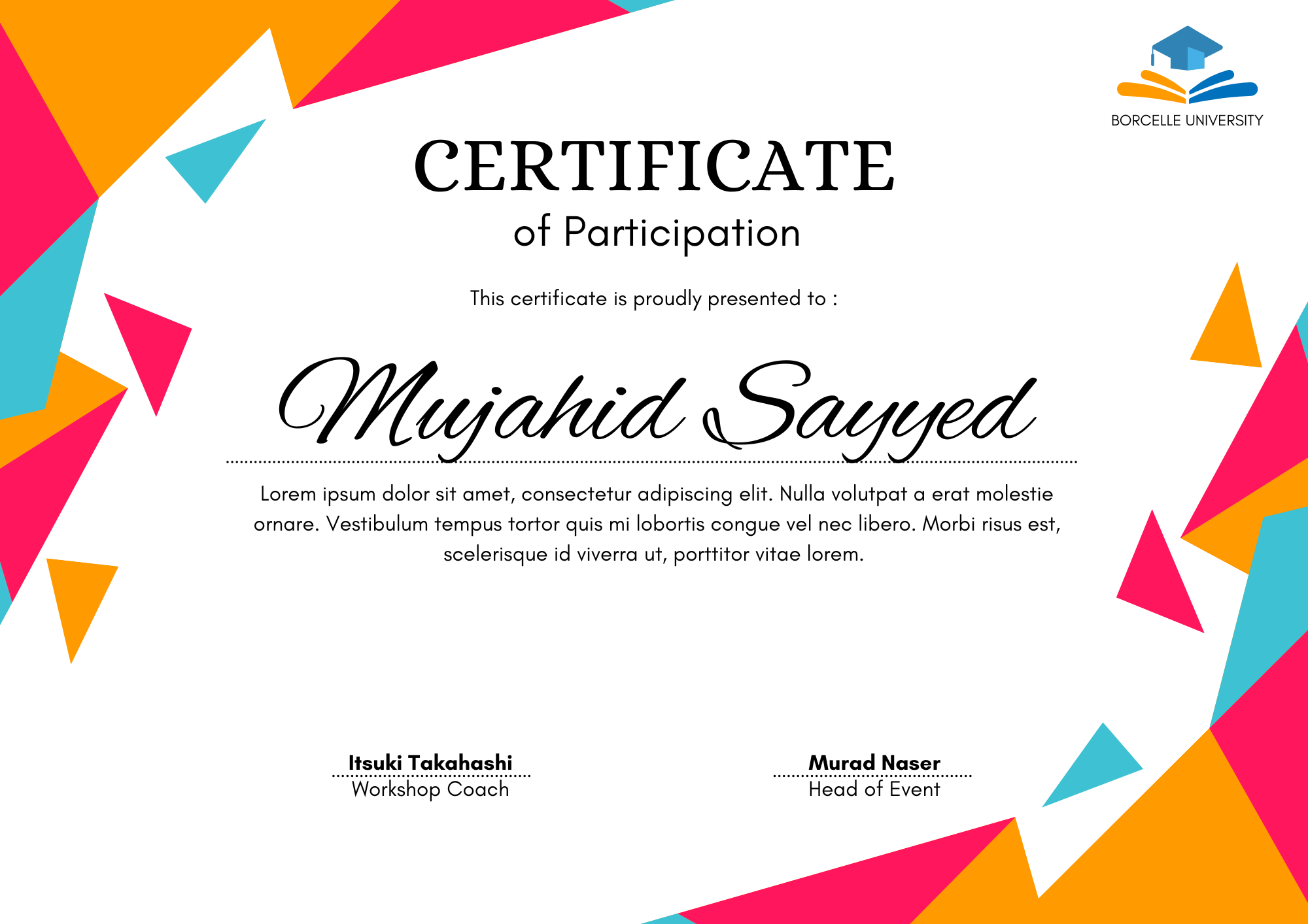 Certificate 3